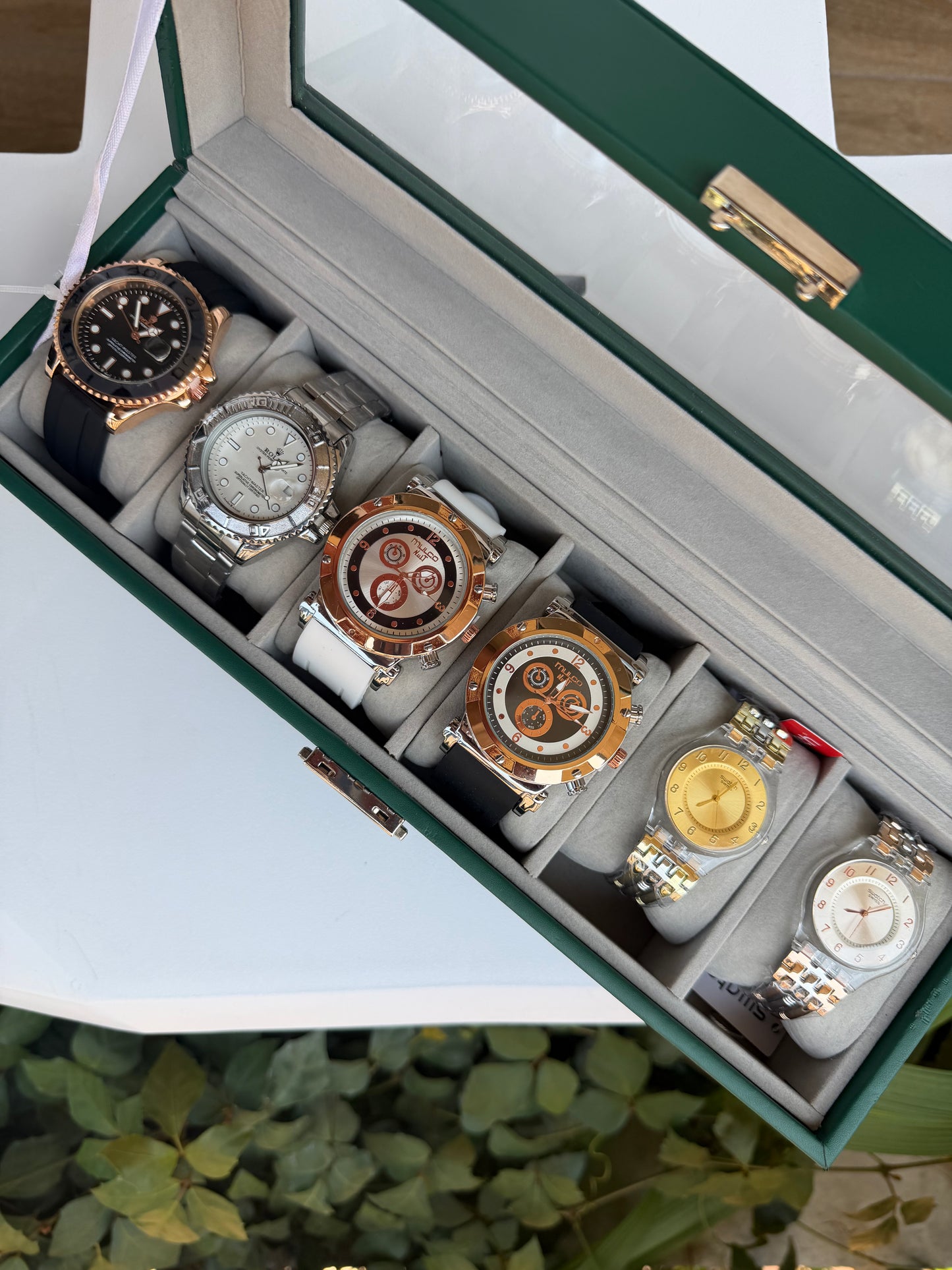 COMBO ROLEX MULCO SWATCH X6