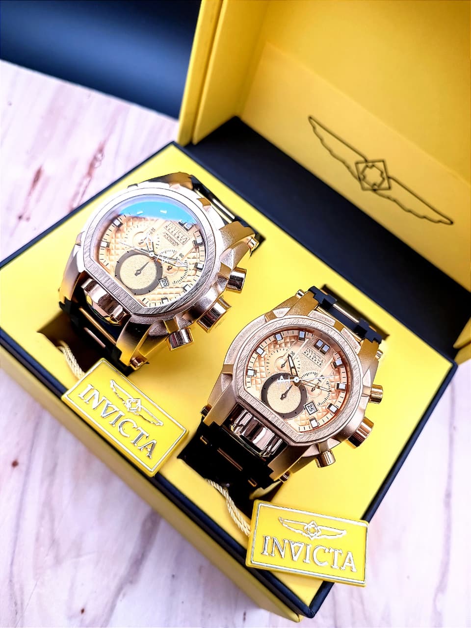 INVICTA PAREJA + CAJA DE LUJO