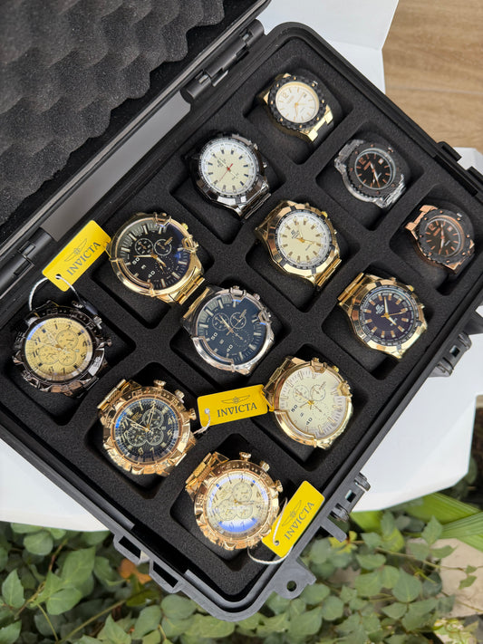 COMBO INVICTA DIESEL EDIFICE GUESS X12