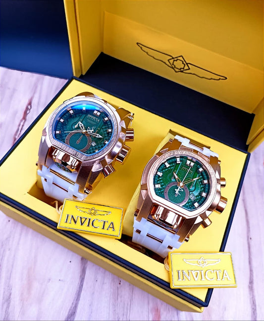 INVICTA PAREJA + CAJA DE LUJO