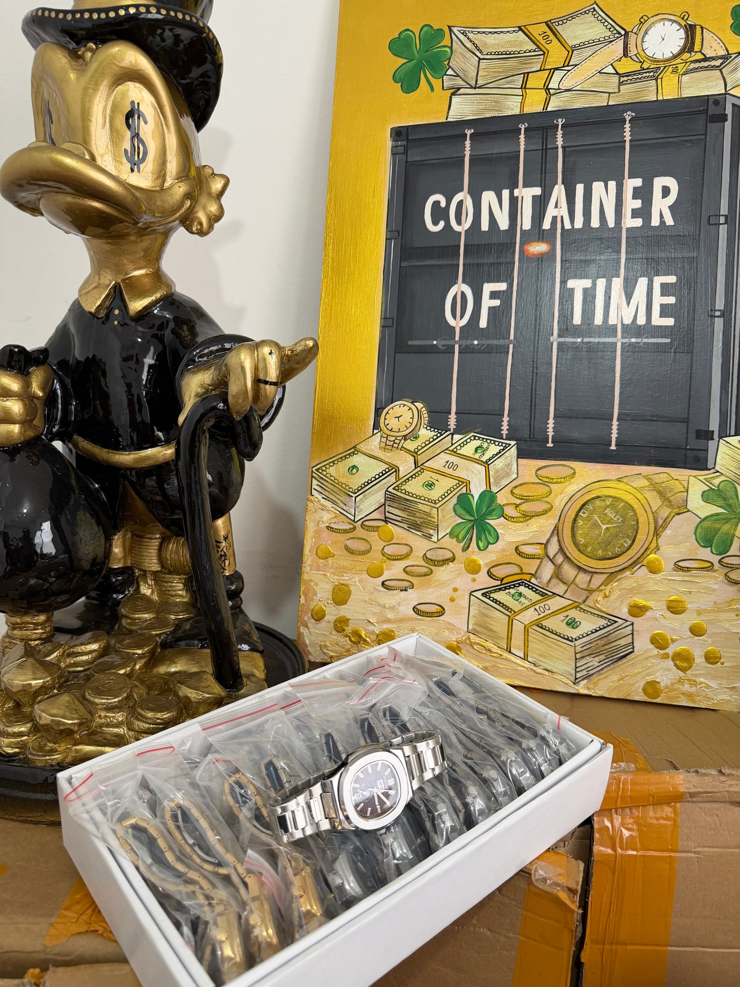CAJA DE CONTAINER PATEK PHILIPPE SEMIAUTOMÁTICO X25