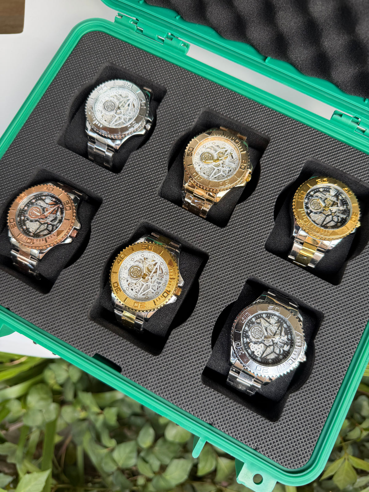 COMBO RLX YACHT MASTER SEMIAUTOMÁTICO X6