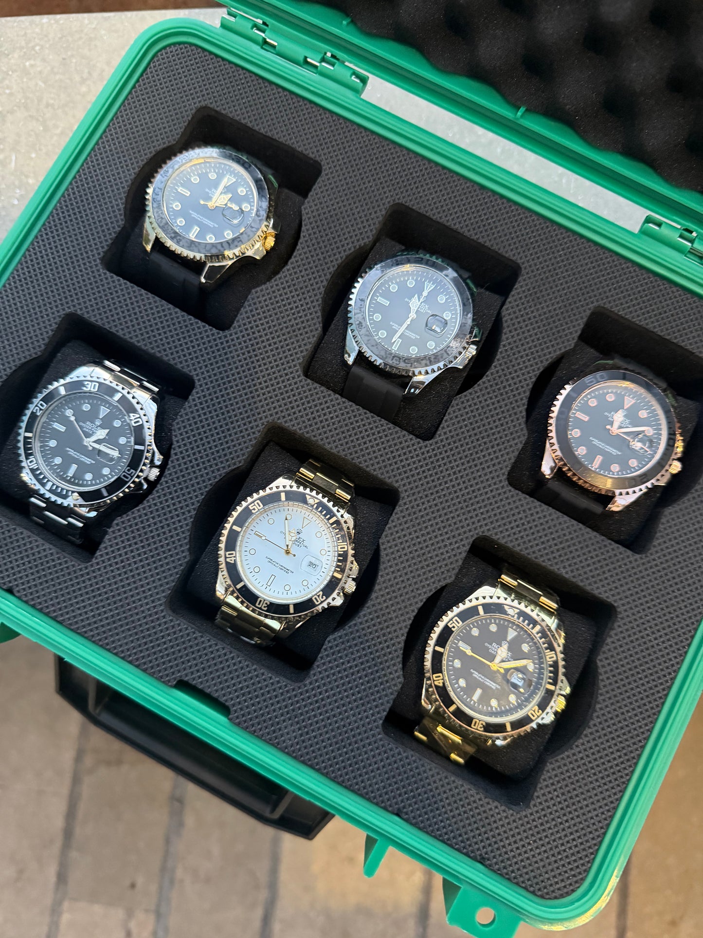 COMBO ROLEX SUBMARINER OYSTERFLEX X6
