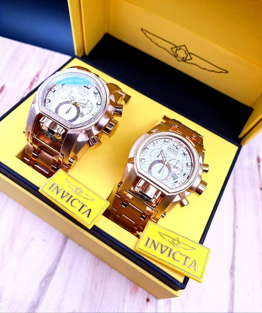 INVICTA PAREJA + CAJA DE LUJO