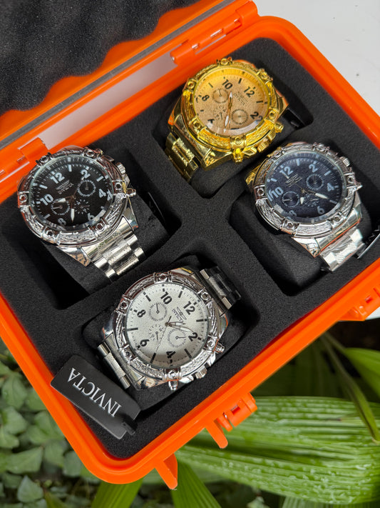 COMBO INVICTA ACERO X4