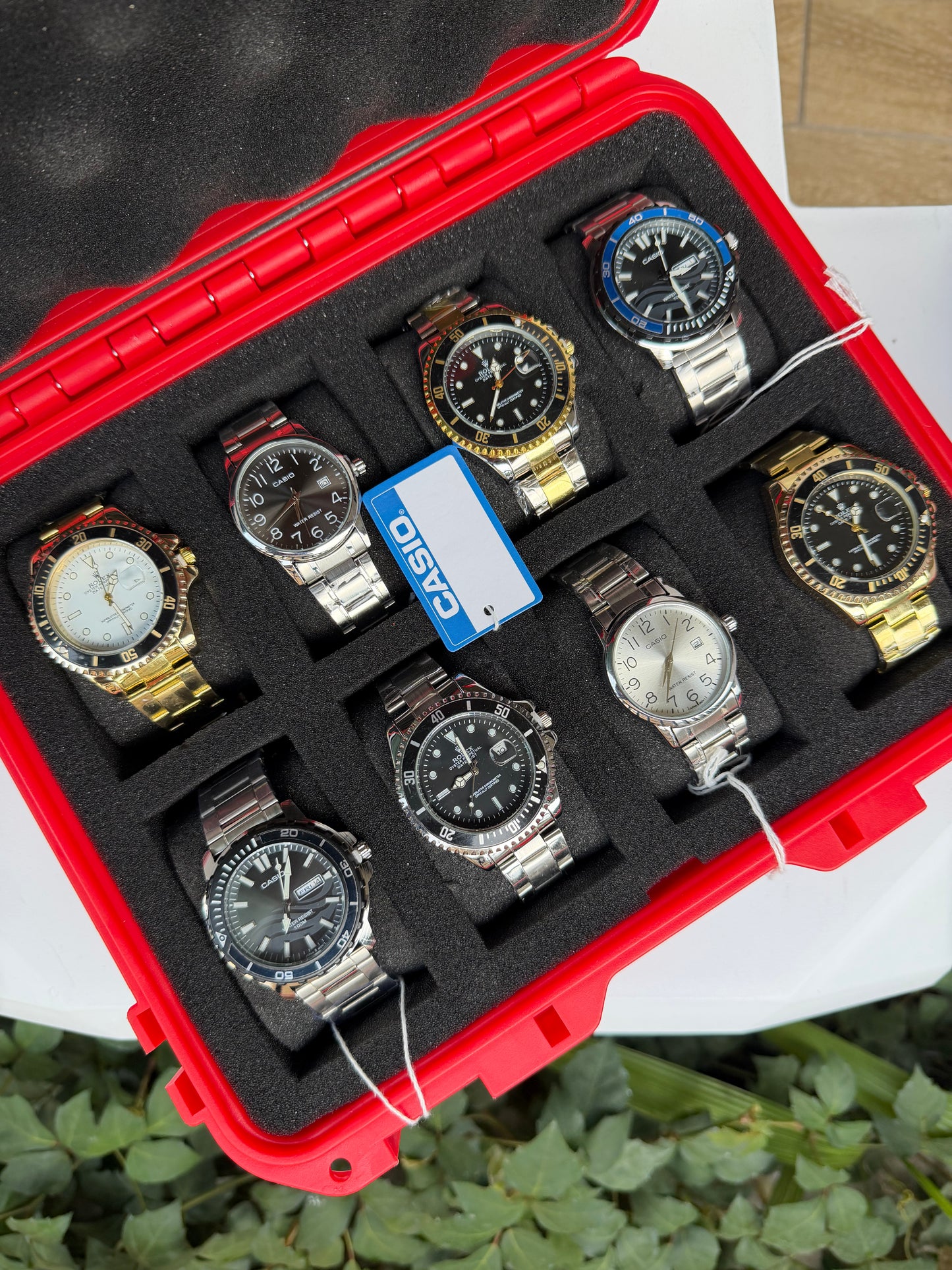 COMBO ROLEX CASIO X8