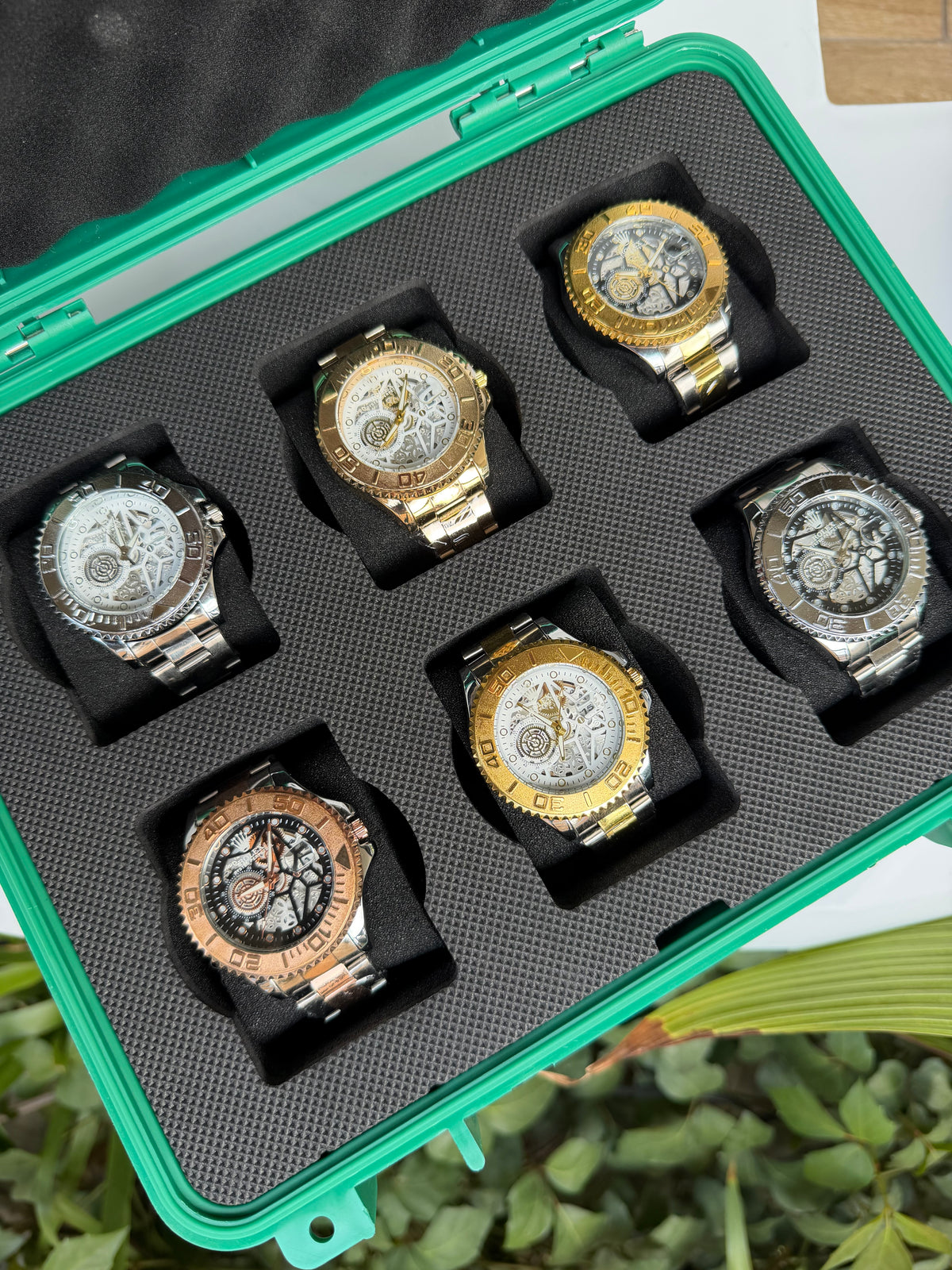 COMBO RLX YACHT MASTER SEMIAUTOMÁTICO X6