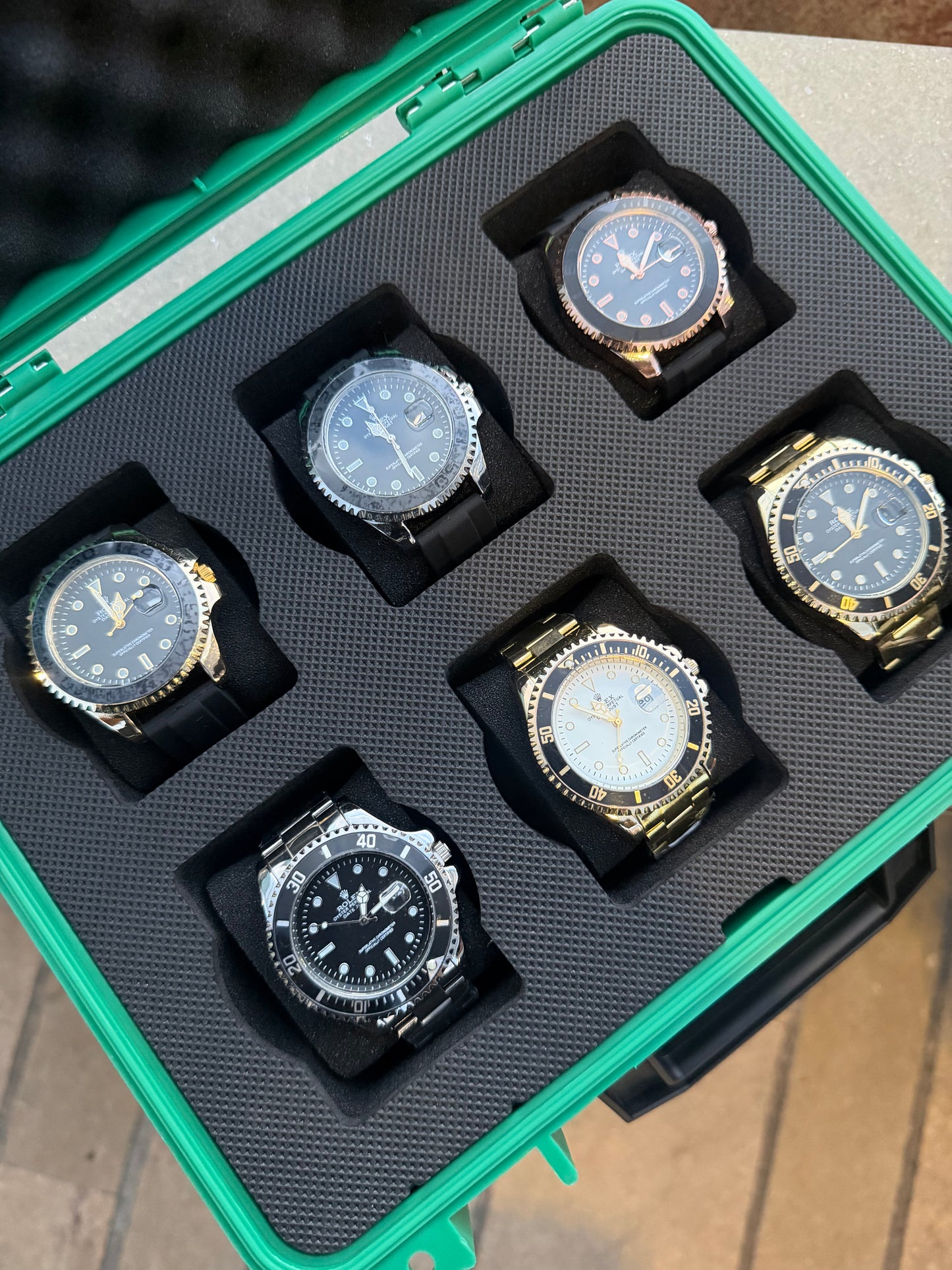 COMBO ROLEX SUBMARINER OYSTERFLEX X6