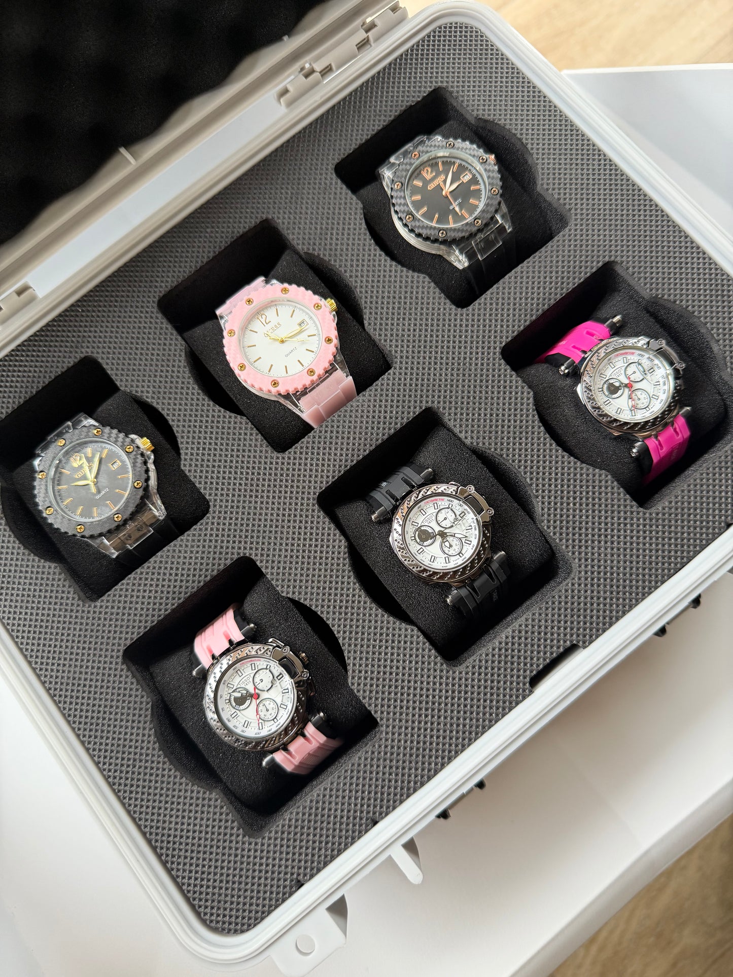 COMBO ÚNICO TISSOT GUESS DAMA X6