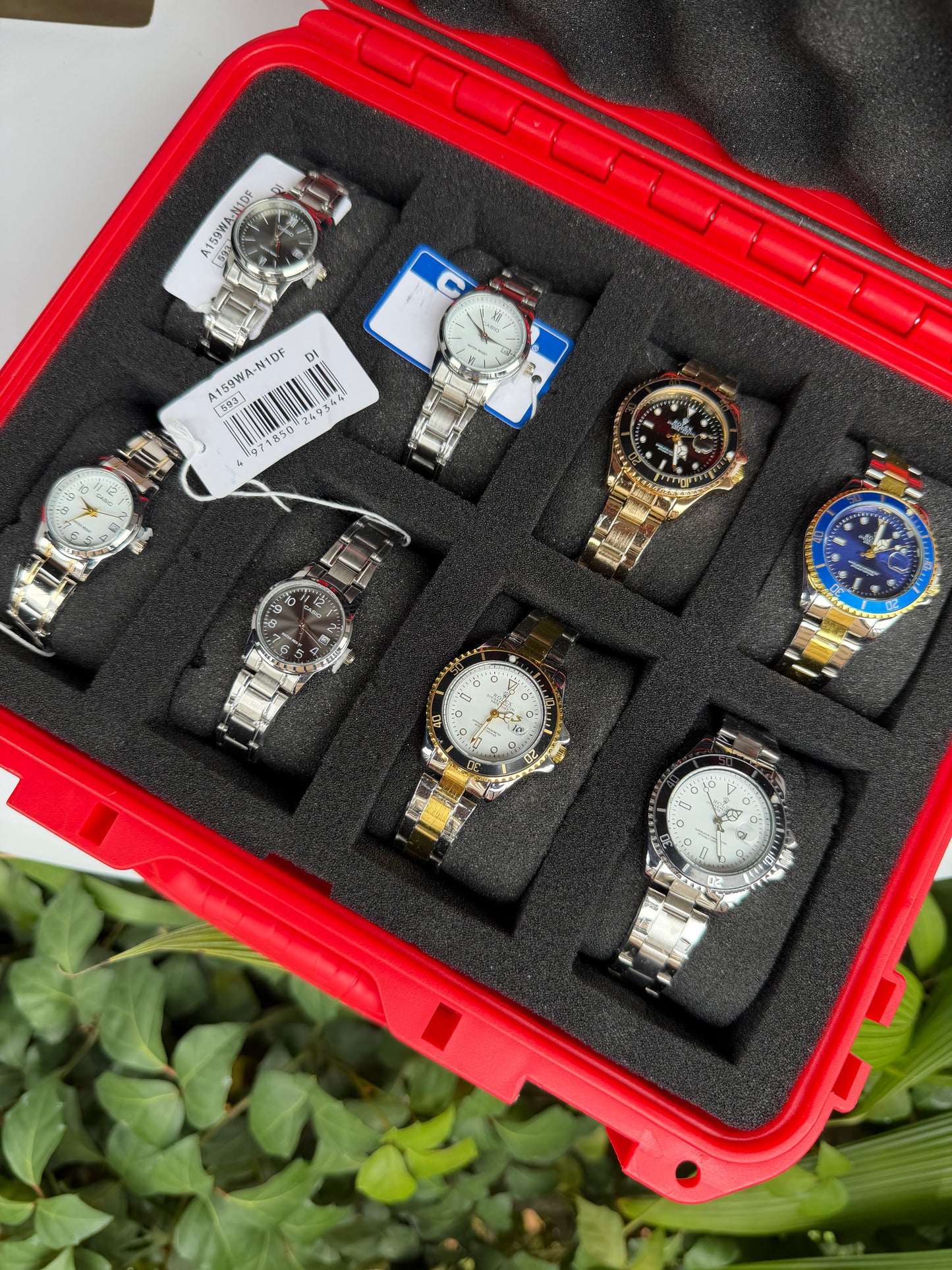 COMBO ROLEX CASIO DAMA X8