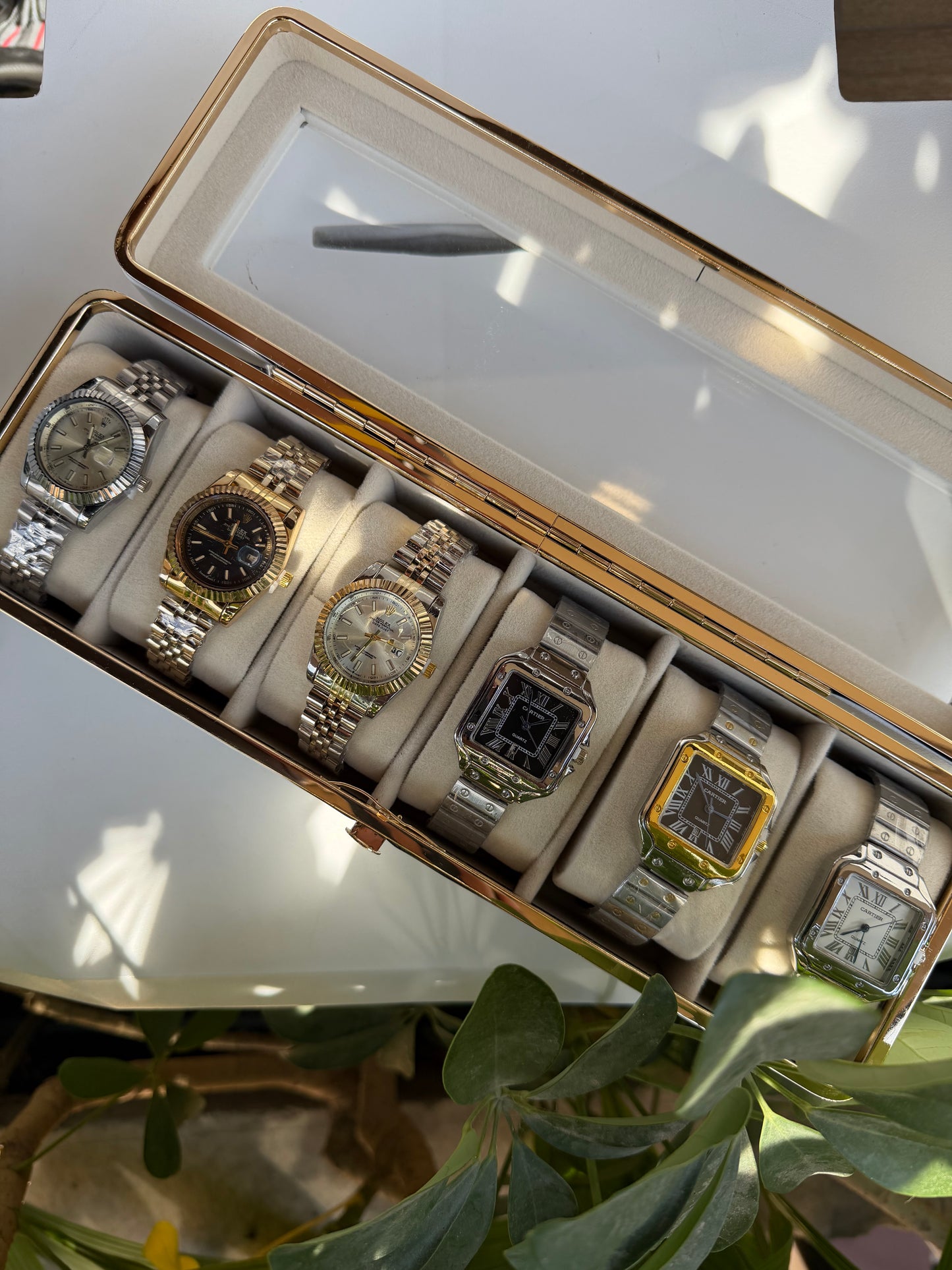 COMBO ROLEX CARTIER DAMA X6