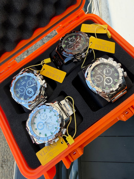 COMBO INVICTA ACERO X4