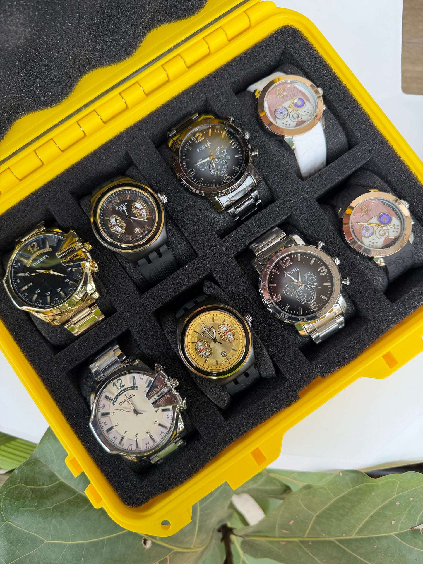 COMBO DIESEL SWATCH FOSSIL MULCO X8