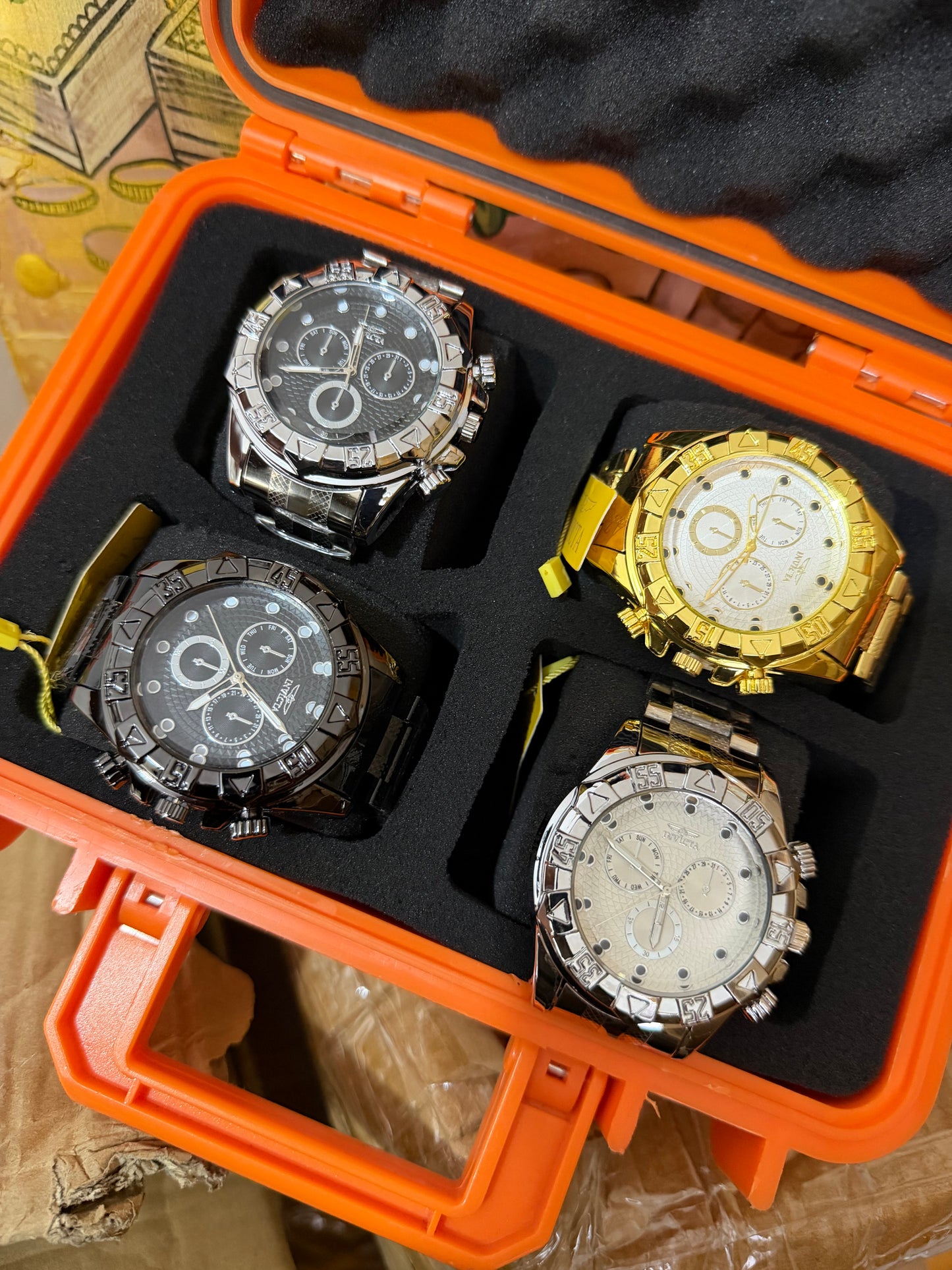 COMBO INVICTA ACERO X4