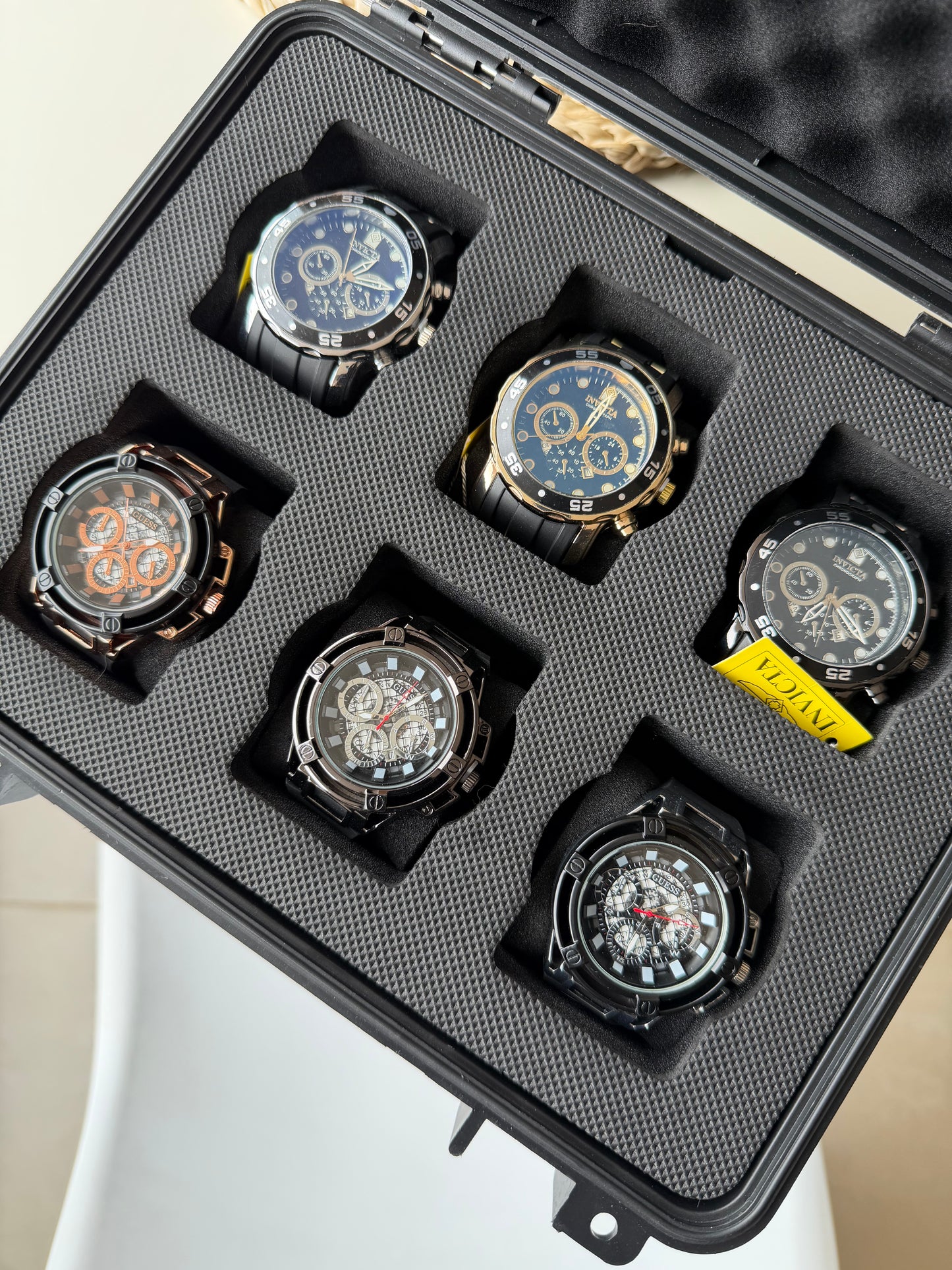 COMBO INVICTA GUESS X6