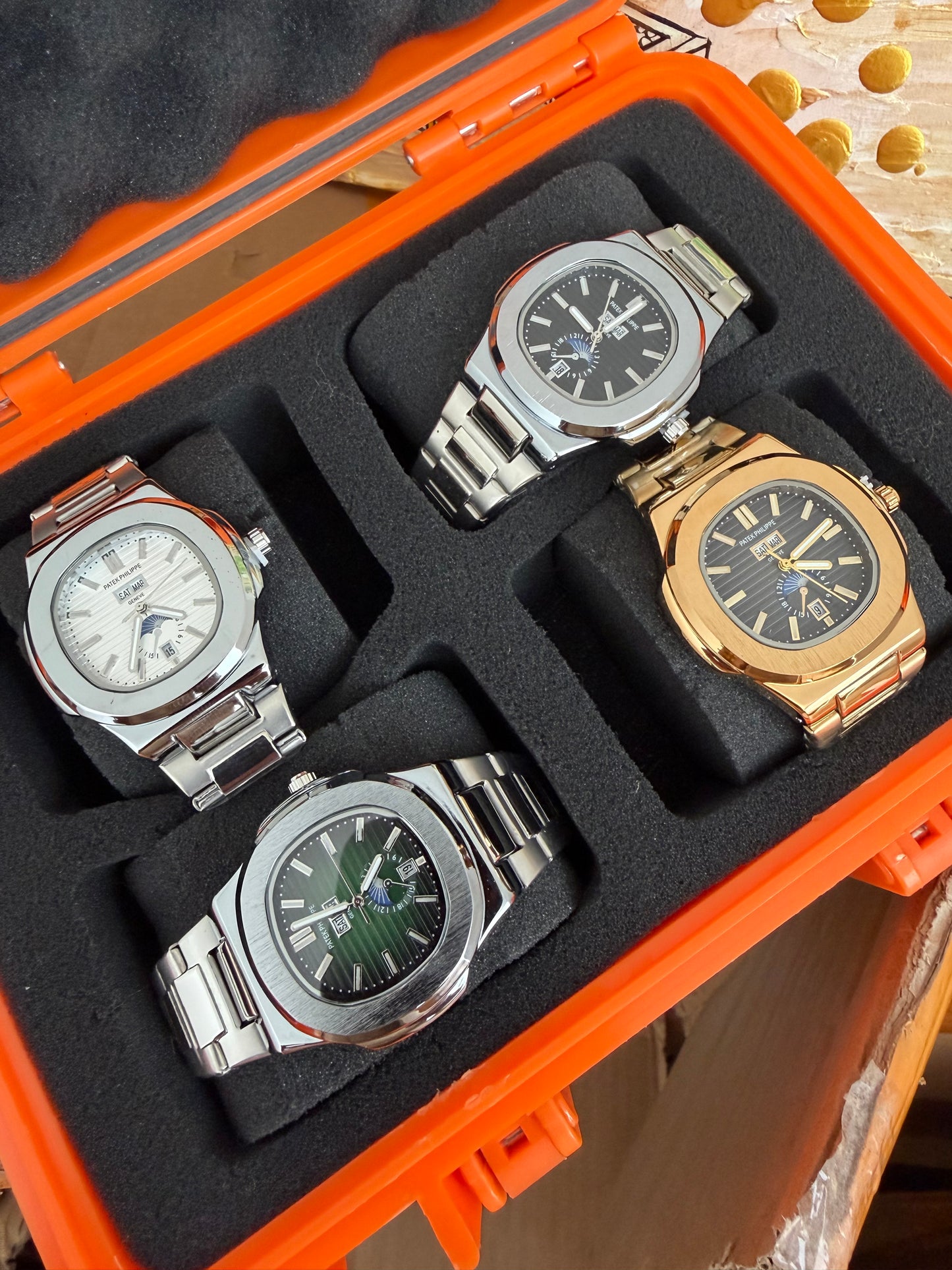 COMBO PATEK PHILIPPE SEMIAUTOMÁTICO X4