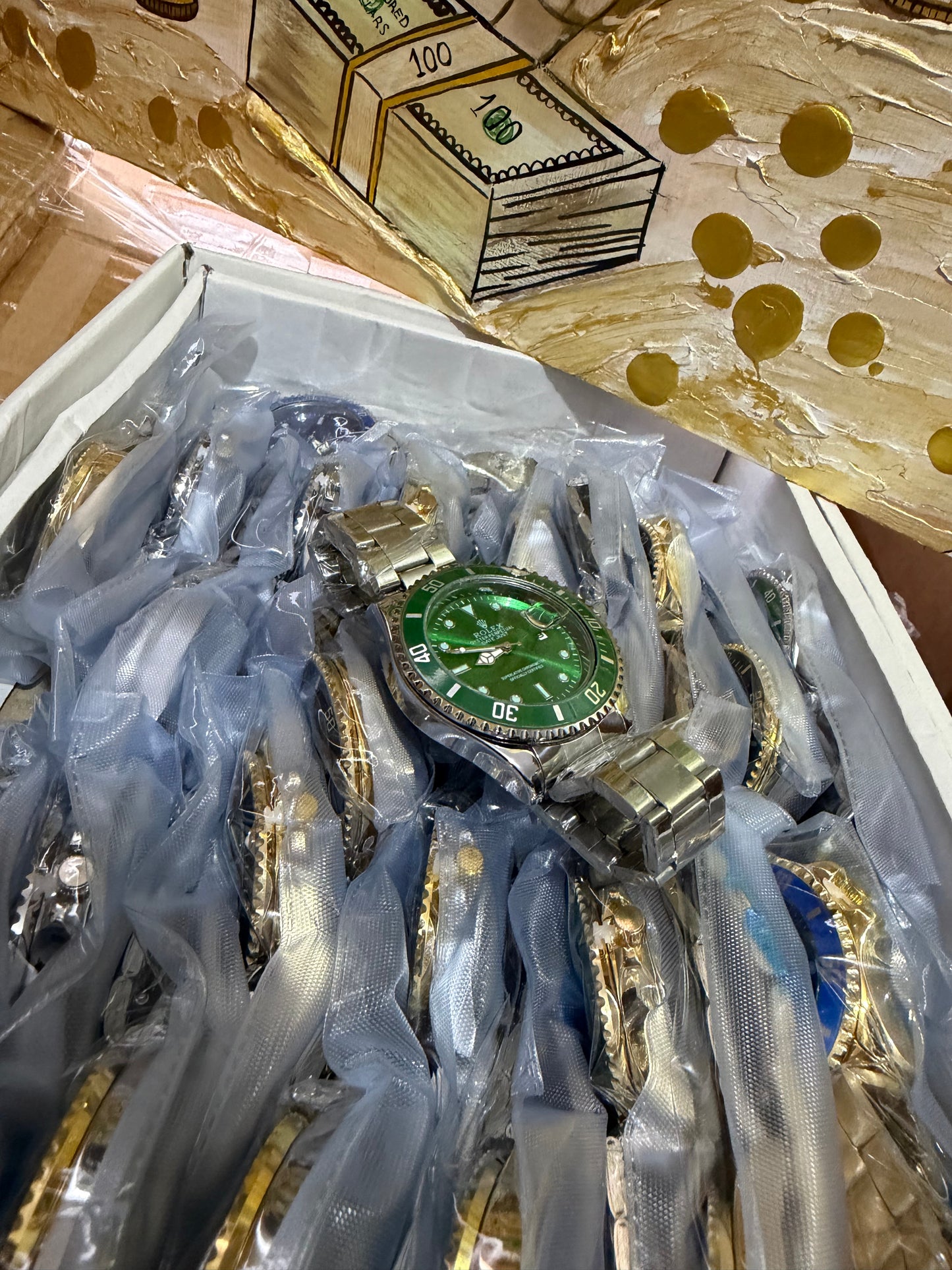 CAJA DE CONTAINER ROLEX SUBMARINER X25