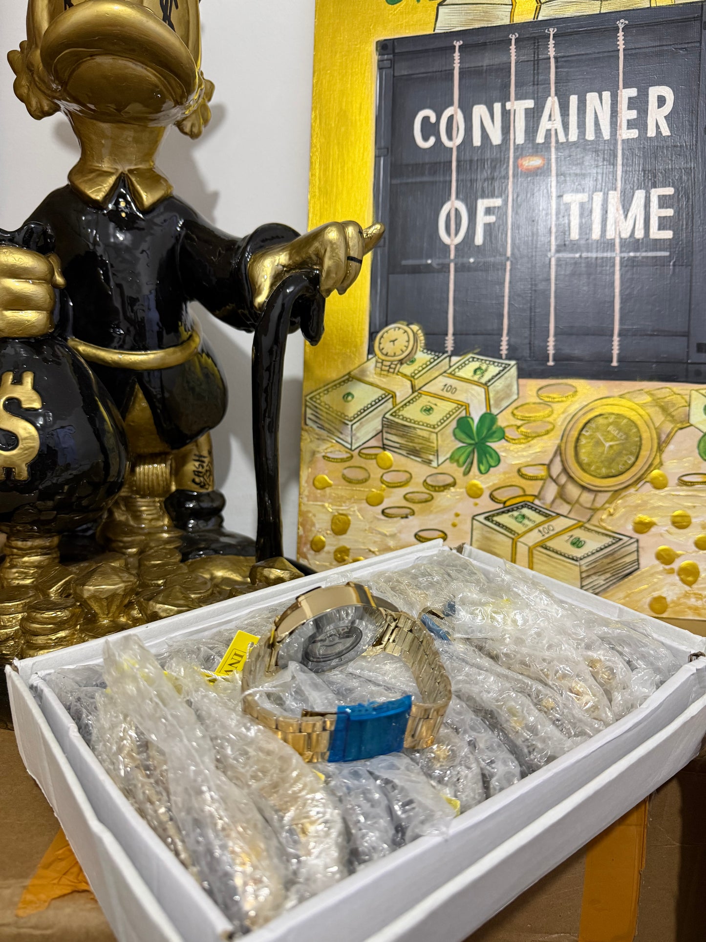 CAJA DE CONTAINER INVICTA SEMIAUTOMÁTICO ACERO X20
