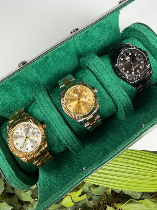 COMBO ROLEX PRESIDENT PIEDRAS X3