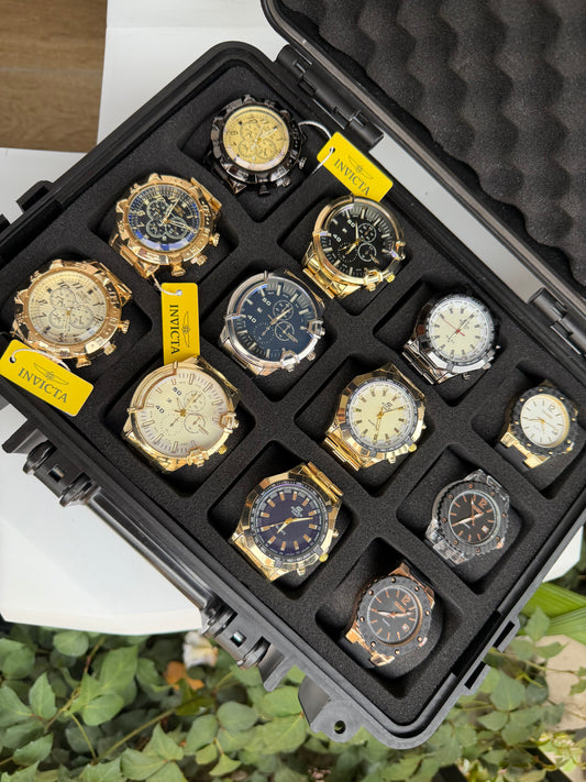 COMBO INVICTA DIESEL EDIFICE GUESS X12