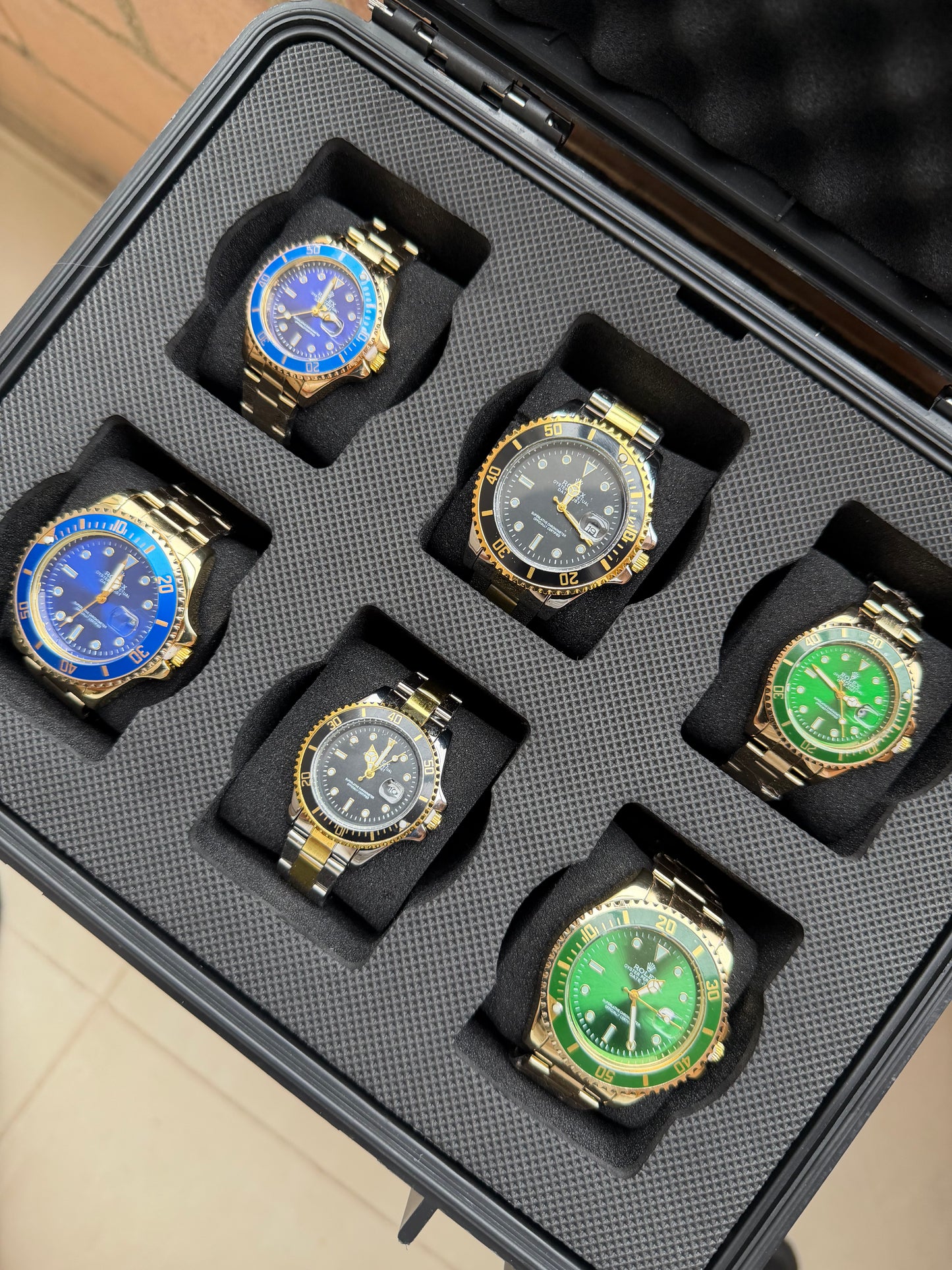 COMBO ROLEX SUBMARINER PAREJAS X6