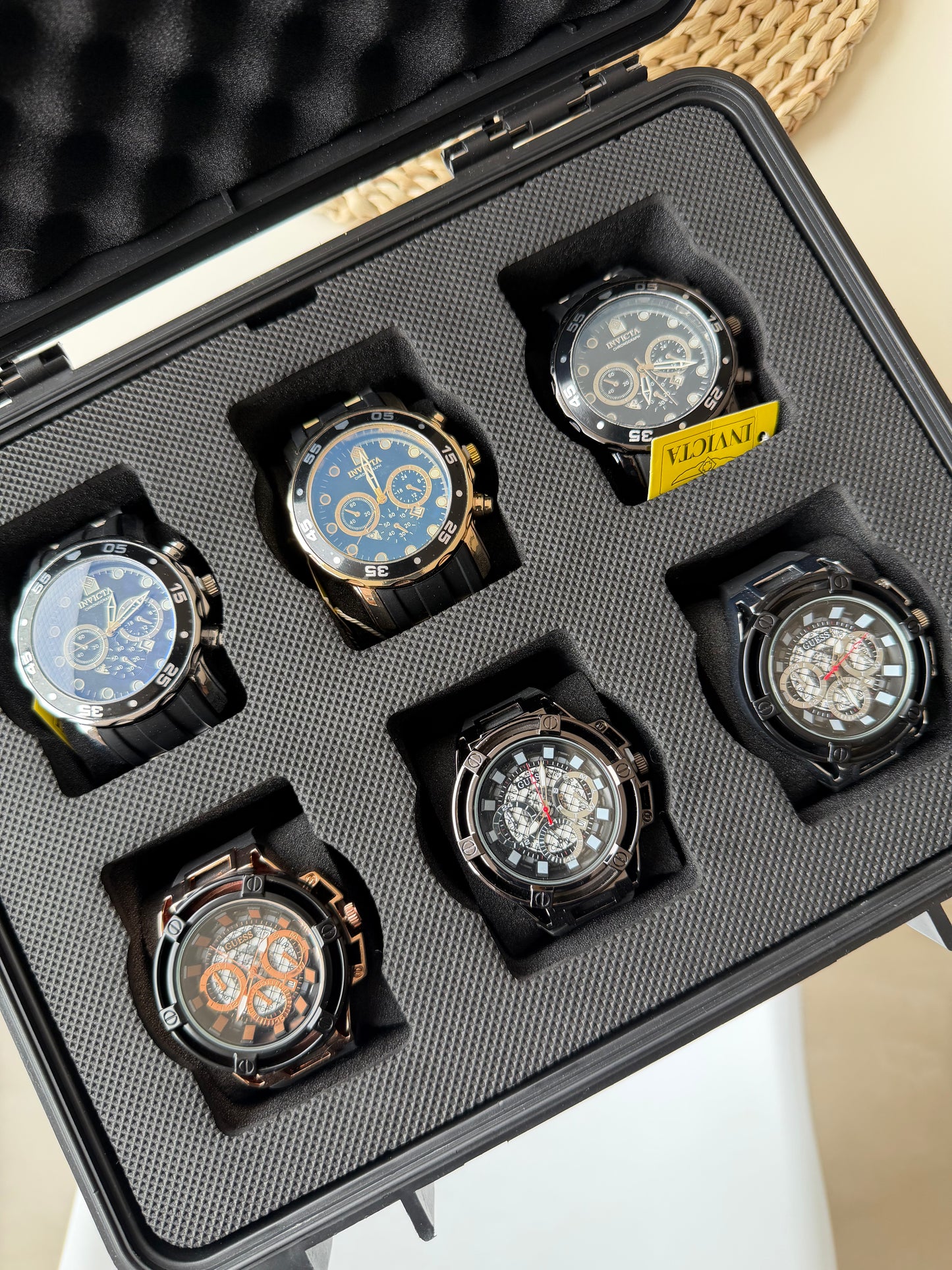 COMBO INVICTA GUESS X6