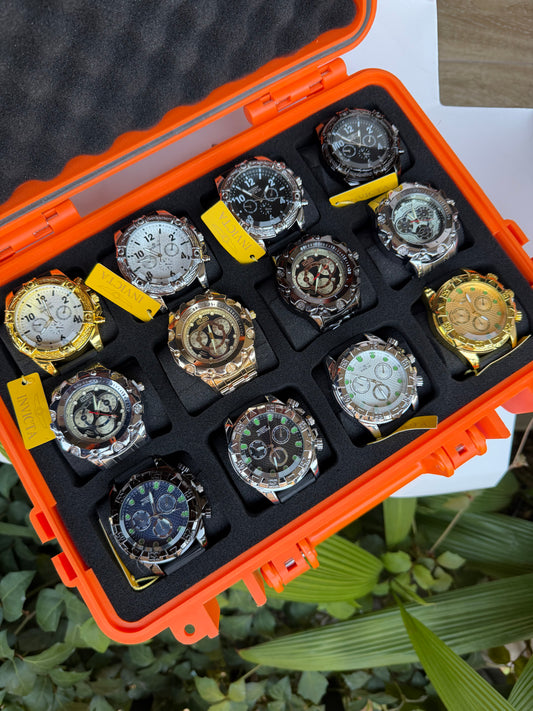 COMBO INVICTA ACERO SILICONA X12