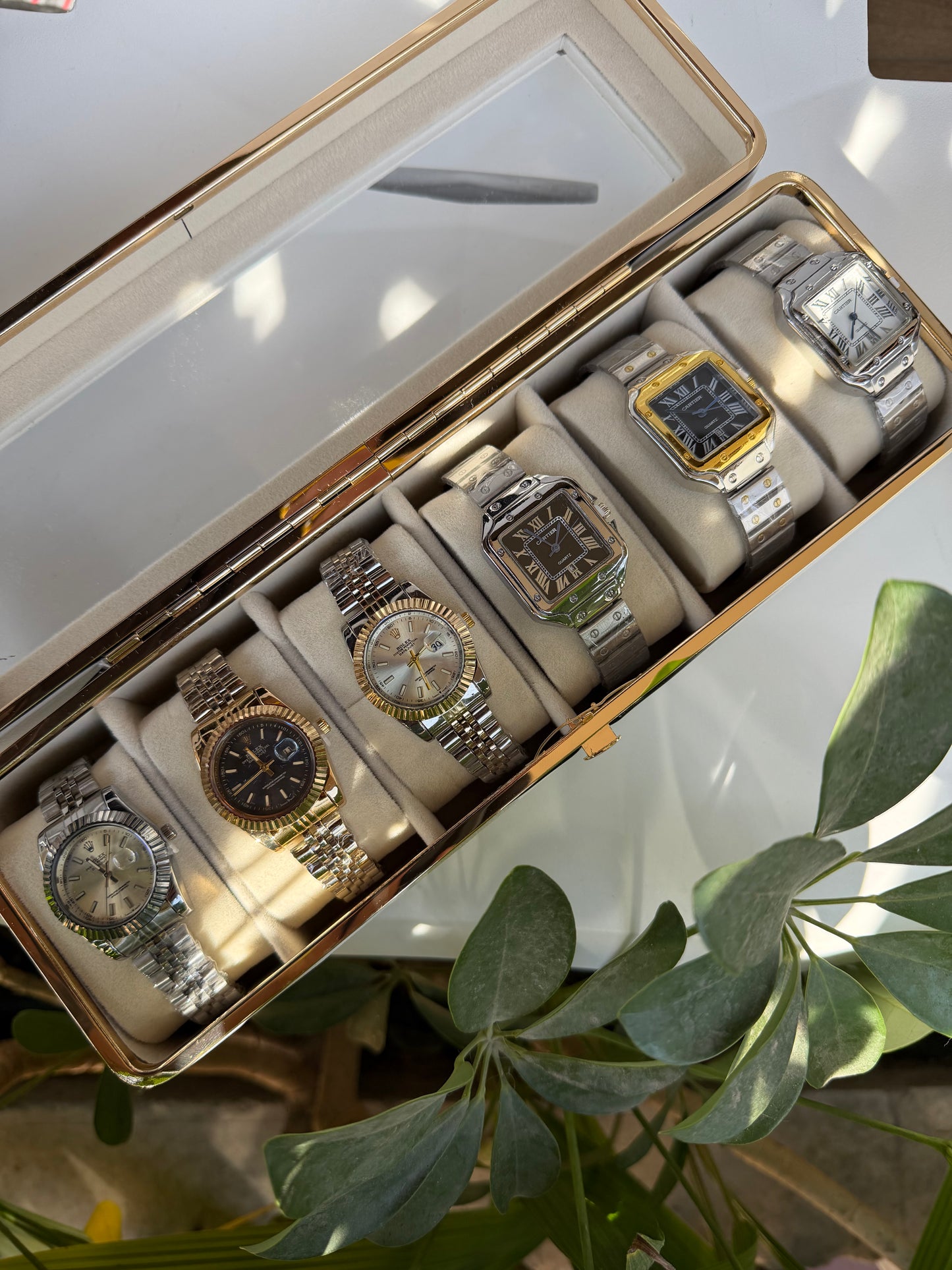 COMBO ROLEX CARTIER DAMA X6
