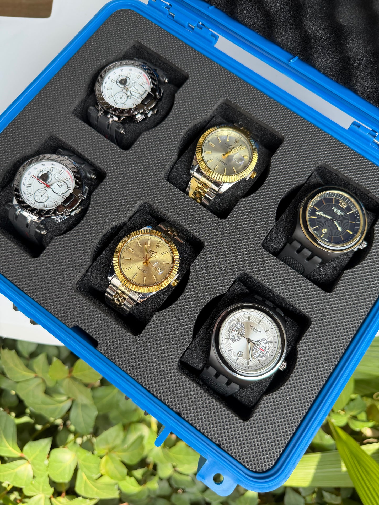 COMBO 3 MARCAS TISSOT ROLEX SWATCH X6