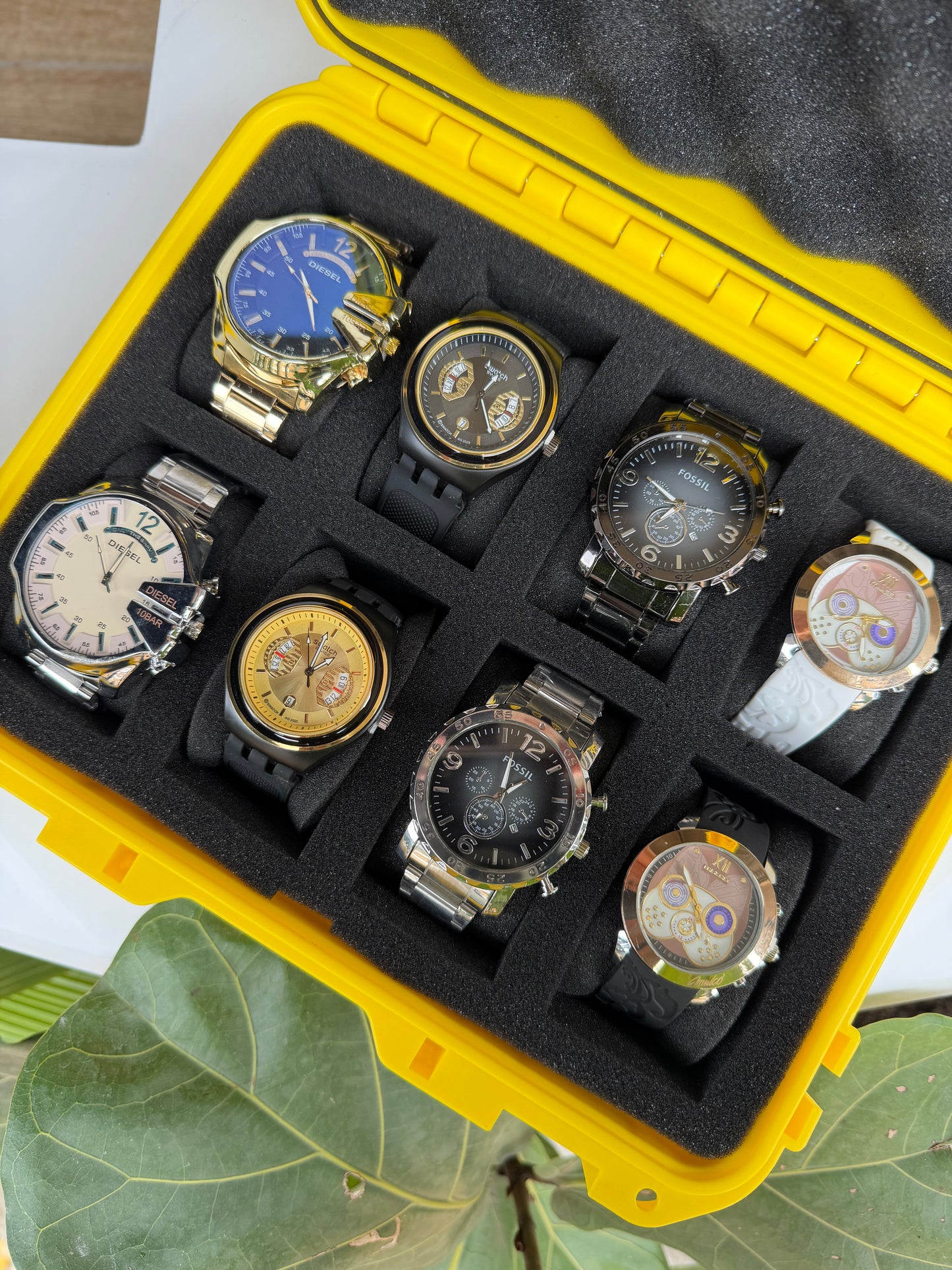 COMBO DIESEL SWATCH FOSSIL MULCO X8