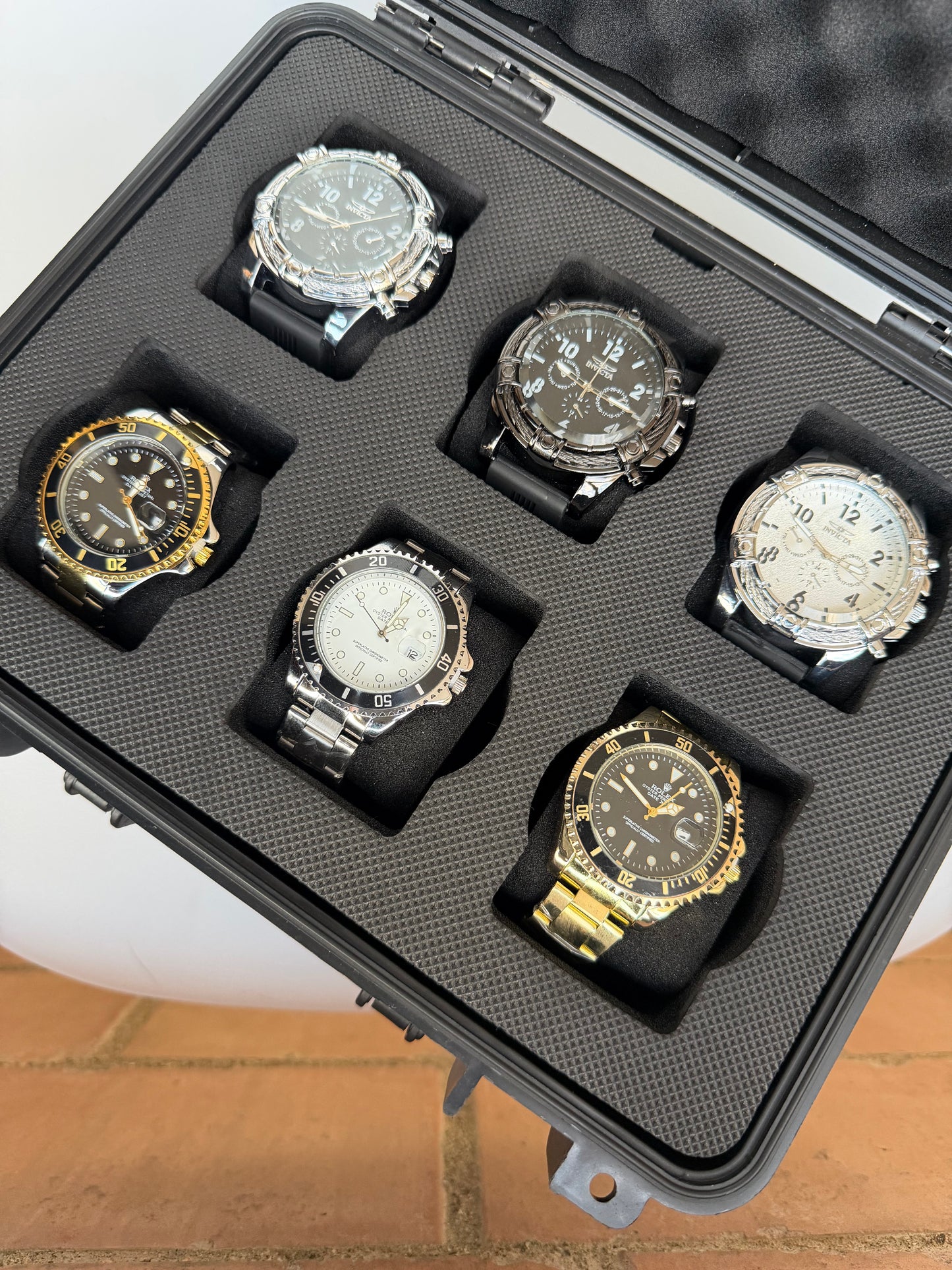 COMBO ROLEX INVICTA X6