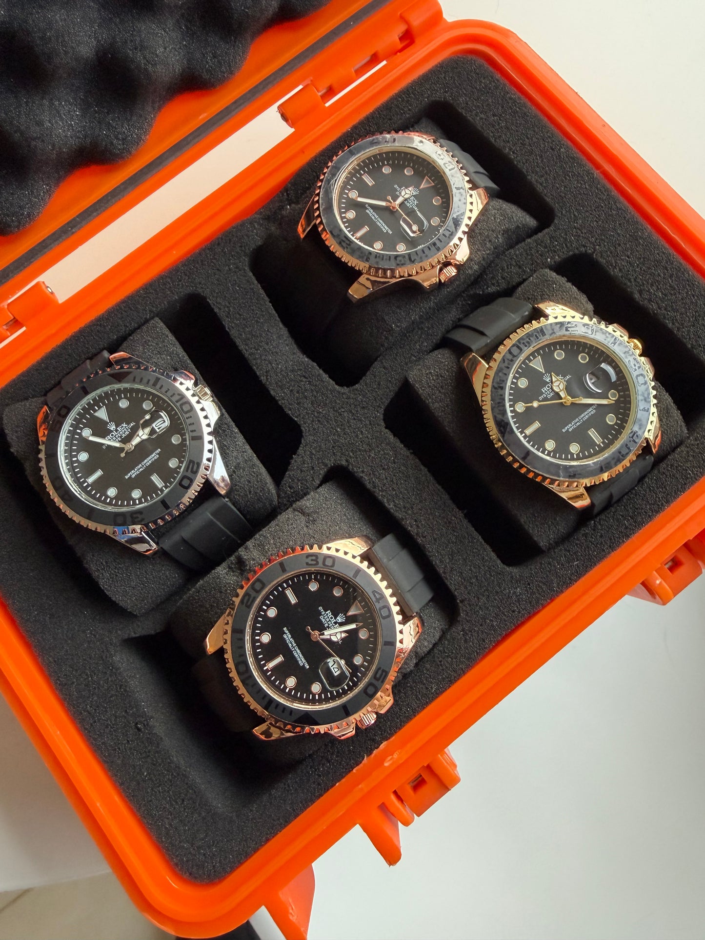 COMBO ROLEX YATCH MASTER SILICONA X4