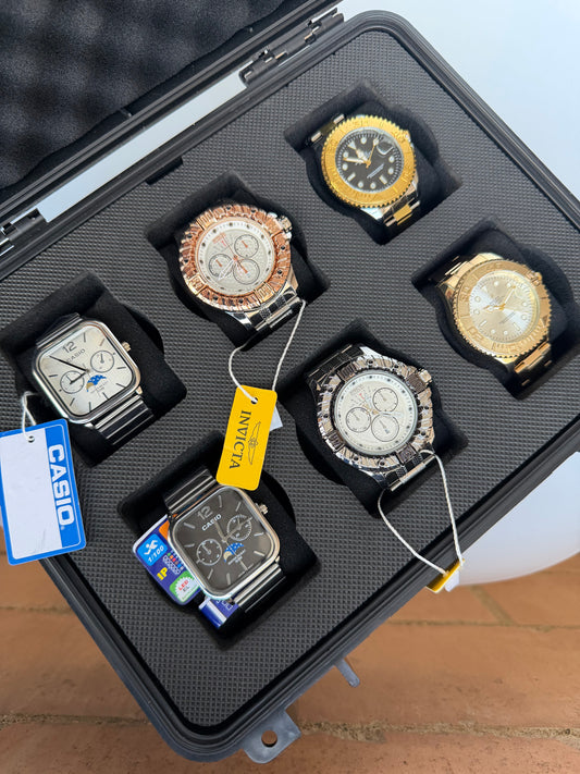COMBO ROLEX INVICTA CASIO X6