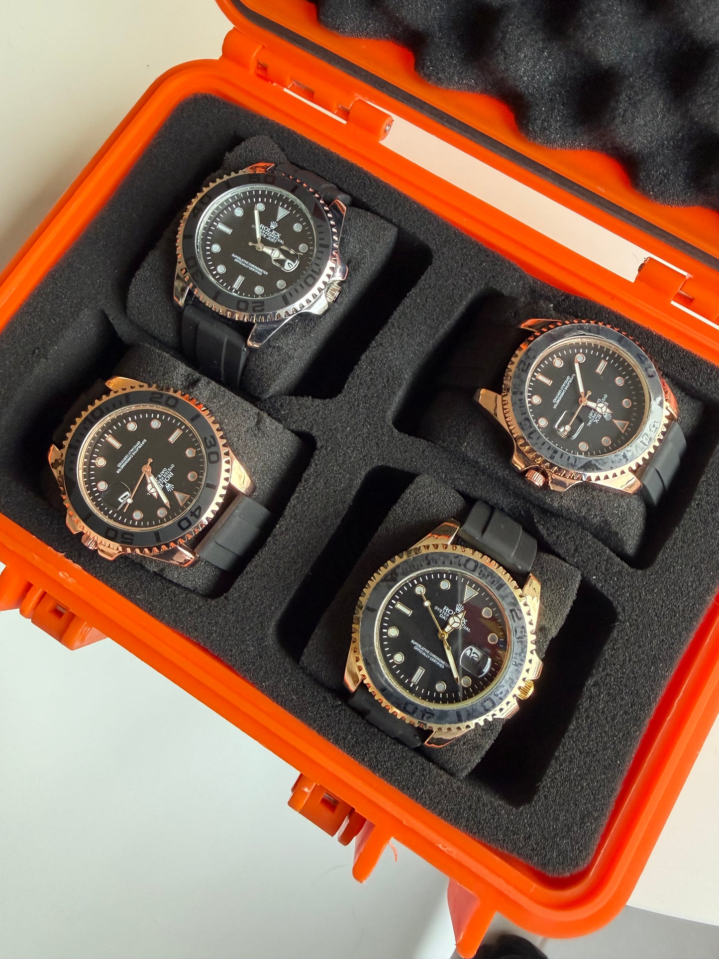 COMBO ROLEX YATCH MASTER SILICONA X4