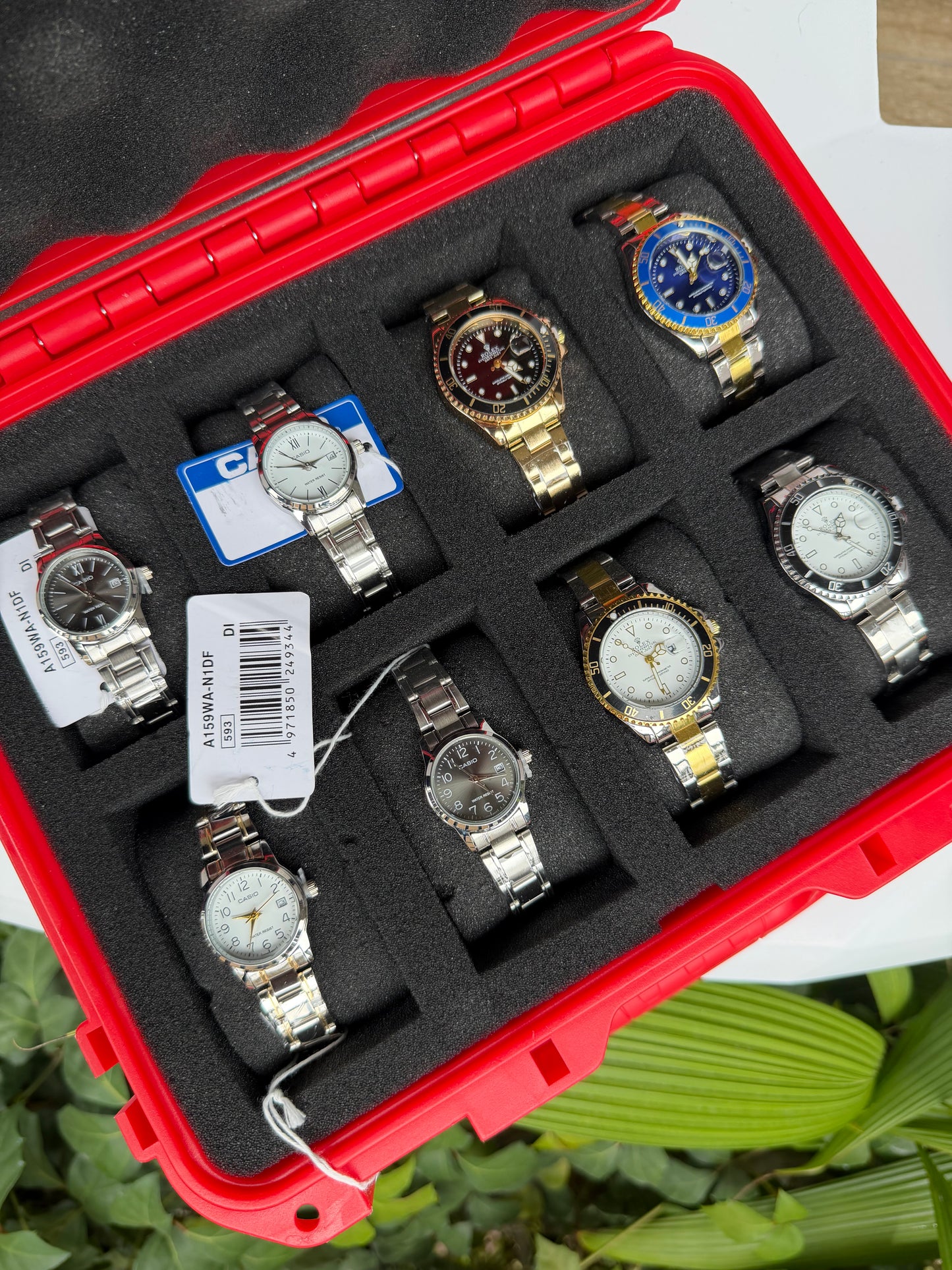 COMBO ROLEX CASIO DAMA X8