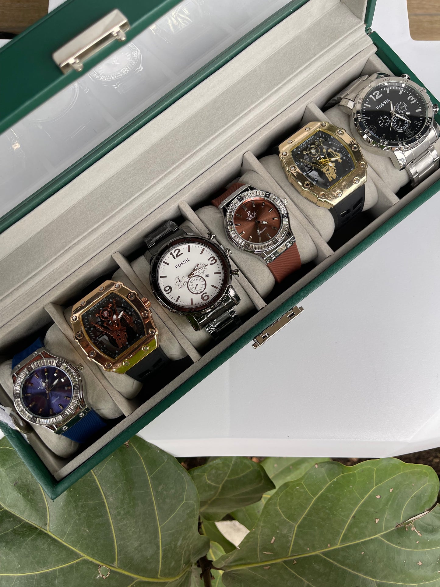 COMBO HUBLOT RICHARD FOSSIL X6