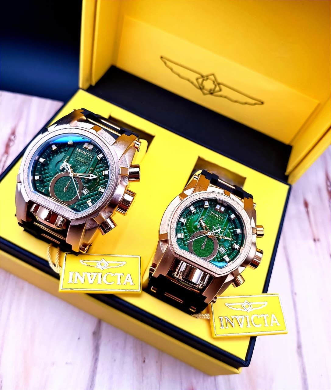 INVICTA PAREJA + CAJA DE LUJO