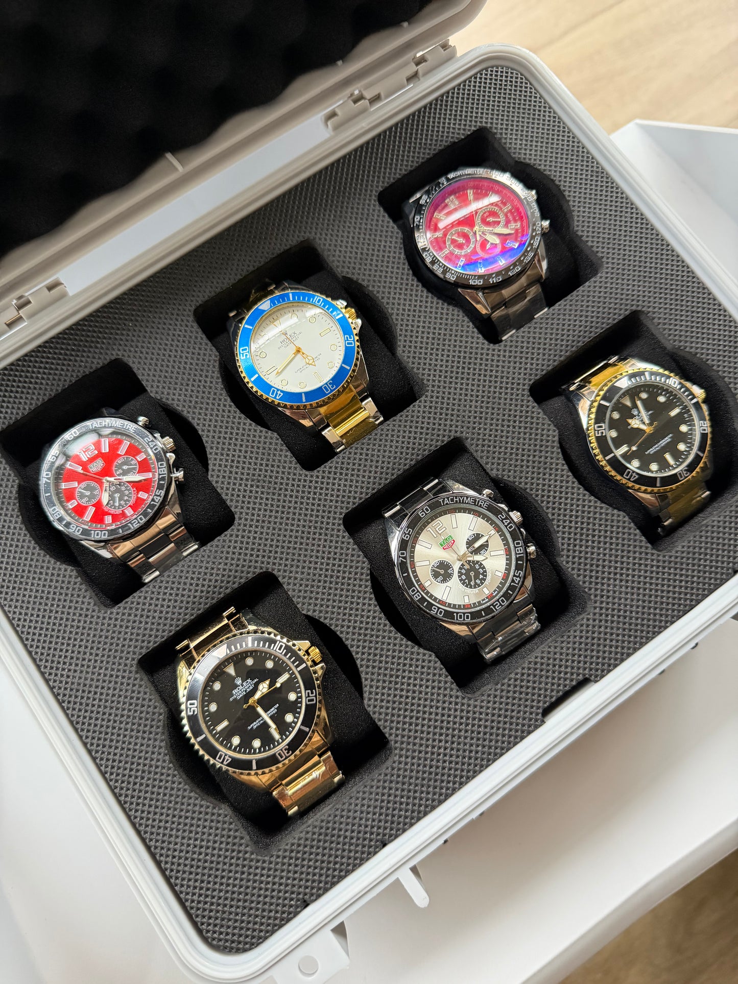 COMBO ÚNICO ROLEX TAG HEUER X6