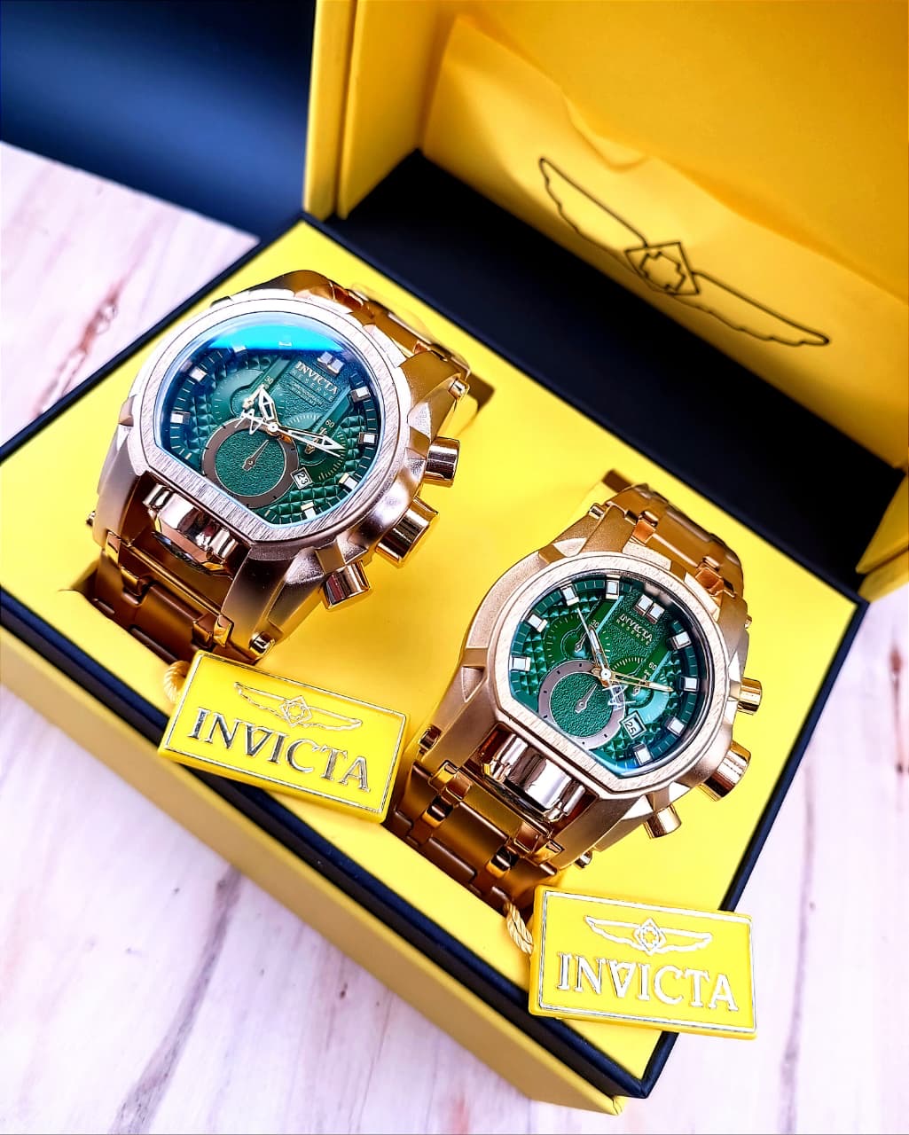 INVICTA PAREJA + CAJA DE LUJO
