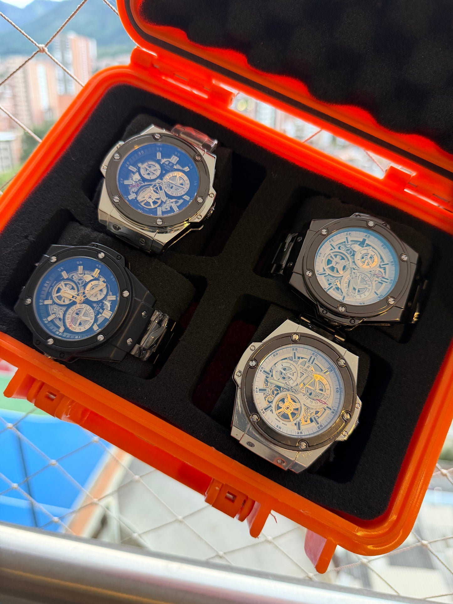 COMBO HUBLOT ACERO X4