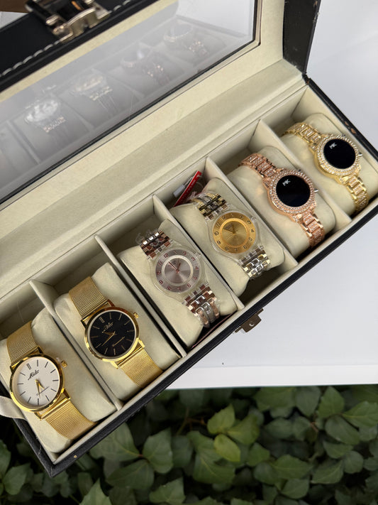 COMBO DAMA MK SWATCH MIDO X6