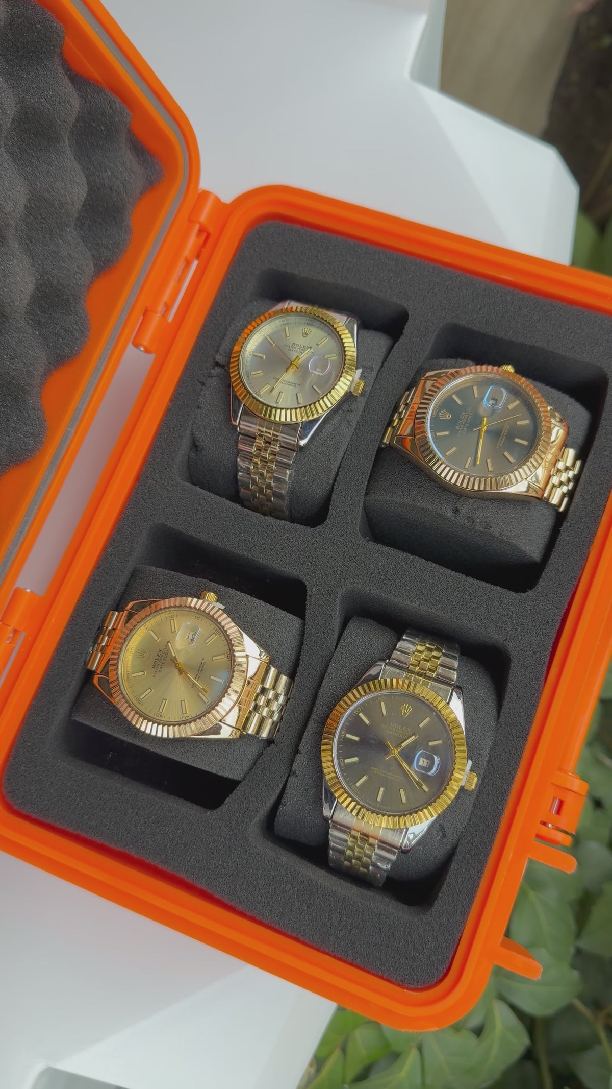 COMBO RLX DATEJUST X4